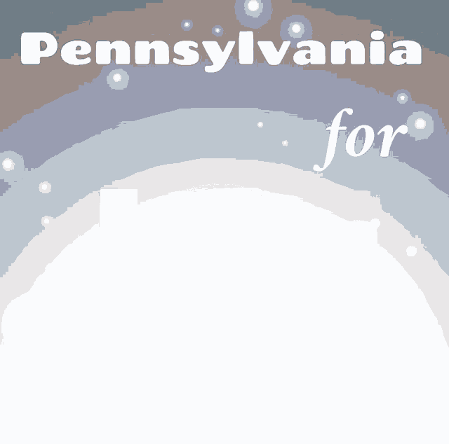 a poster that says pennsylvania for 2020 with a globe in the middle