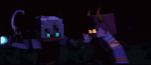 a blue light is shining on a dark surface