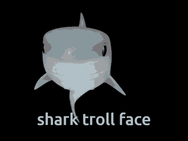 Shark Troll GIF - Shark Troll Face GIFs