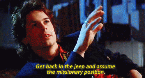Assume The Missionary Position - Missionary GIF - Missionary Assume The Missionary Position Jeep GIFs