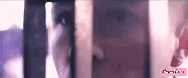 a close up of a person 's face with a watermark that says it 's nastyboo