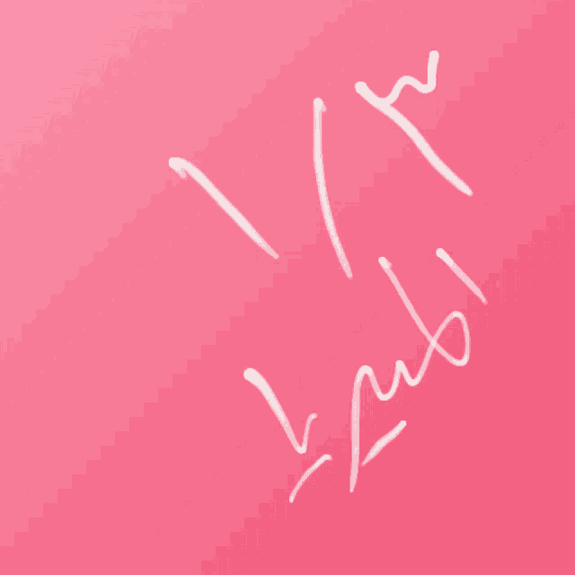 a pink background with a few white lines on it and the letters m and b