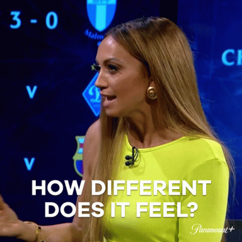 How Different Does It Feel Kate Abdo GIF - How Different Does It Feel Kate Abdo Champions League GIFs