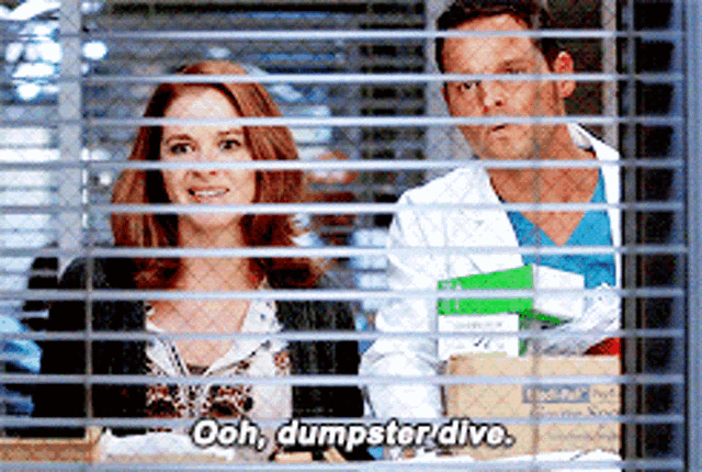 Greys Anatomy Alex Karev GIF - Greys Anatomy Alex Karev Ooh Dumpster Dive GIFs