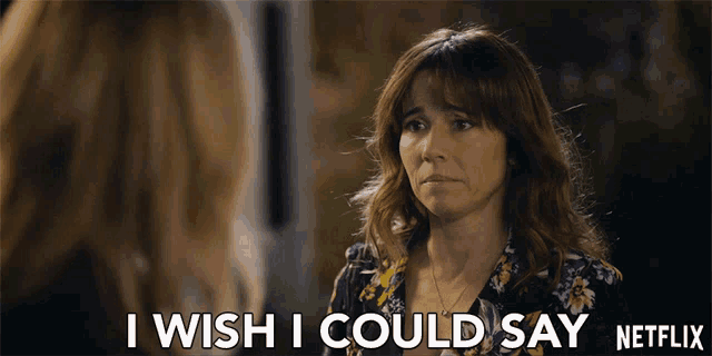 a woman says i wish i could say netflix in front of another woman