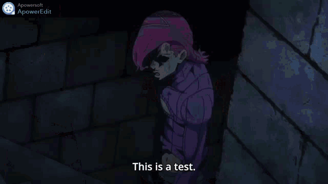 a purple light is coming out of a person 's hand