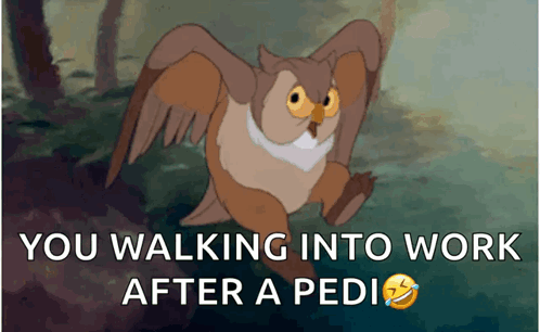 Owl Walking On Air GIF - Owl Walking On Air Bambi GIFs
