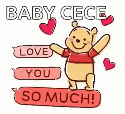 Winnie The Pooh I Love You GIF - Winnie The Pooh I Love You Baby Cece GIFs