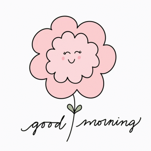 Good Morning Flower GIF
