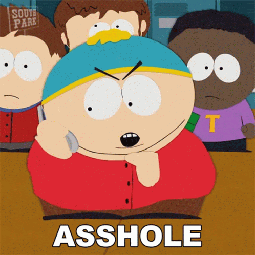 Asshole Eric Cartman GIF