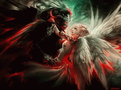 My Angel Roxanne Demon And Angel Love GIF - My Angel Roxanne Angel Demon And Angel Love GIFs