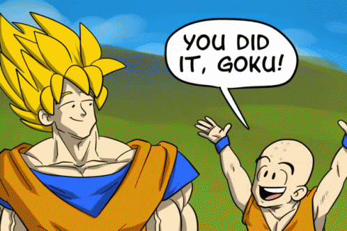 You Did It Goku GIF - Dragonballz Comicbooks Comicbookgifs GIFs