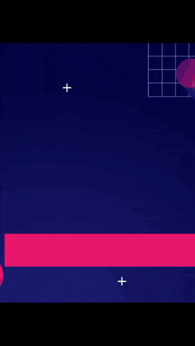 a dark blue background with a red stripe and a white plus sign