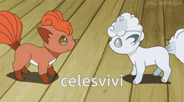 celesvivi is the name of the pokemon in this cartoon