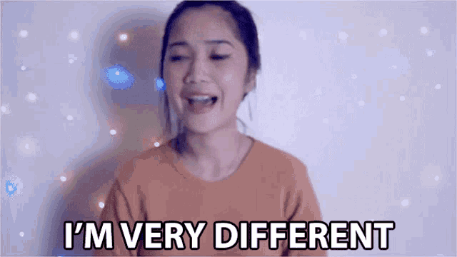 Im Very Different April Kaye Sabalza GIF