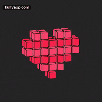 a 3d rendering of a heart with the words kulfyapp.com on the bottom right
