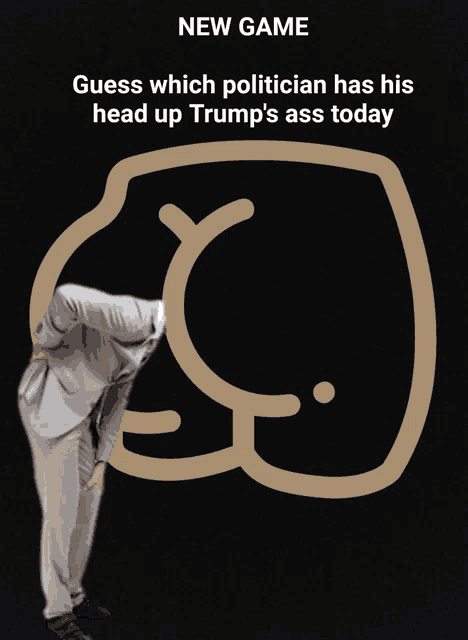 a man in a suit is standing in front of a drawing of a butt and the words " new game "