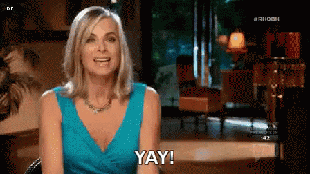 Yay GIF - Excited Yay Real Housewives Of Beverly Hills GIFs