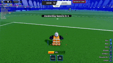 a screenshot of a video game shows a score of 1-1