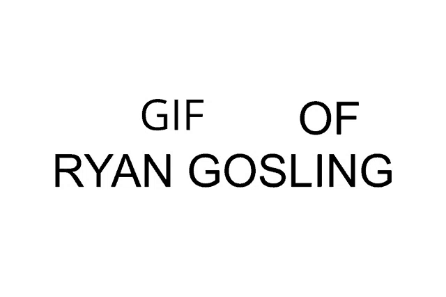 a black and white logo for ryan gosling