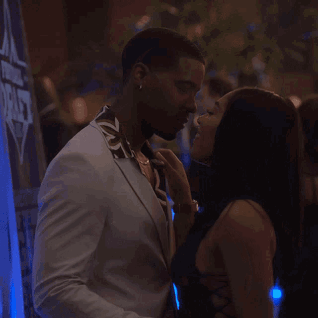 Kissing Brittany Pitts GIF - Kissing Brittany Pitts Xavier Mitchell GIFs