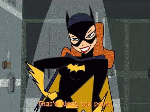 Batgirl Thats The Point GIF - Batgirl Thats The Point Sass GIFs