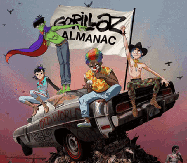 Gorillaz Damon Albarn GIF - Gorillaz Damon Albarn Blur GIFs