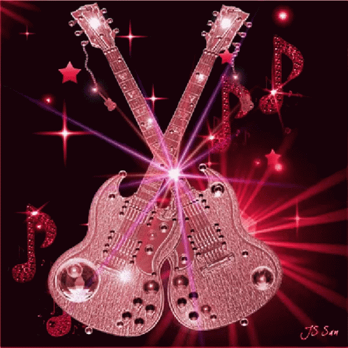 Guitar Sparkle Glitter GIF - Guitar Sparkle Glitter GIFs