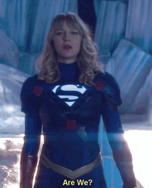 Supergirl Melissa Benoist GIF - Supergirl Melissa Benoist Are We GIFs