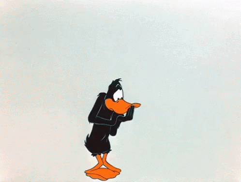 Looney Toons Daffy Duck GIF - Looney Toons Daffy Duck Thinking GIFs