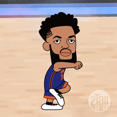a cartoon of a basketball player wearing a number 3 jersey