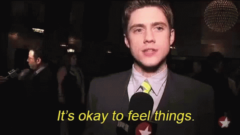 Its Okay To Feel Things Interview GIF - Its Okay To Feel Things Interview GIFs