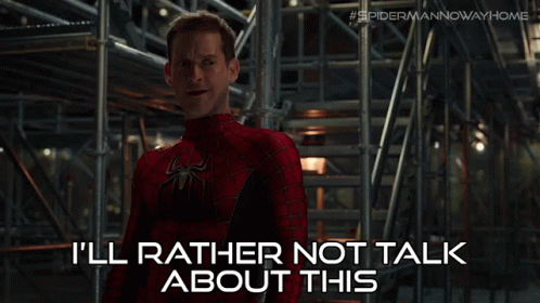 Ill Rather Not Talk About This Peter Parker GIF - Ill Rather Not Talk About This Peter Parker Spider Man GIFs