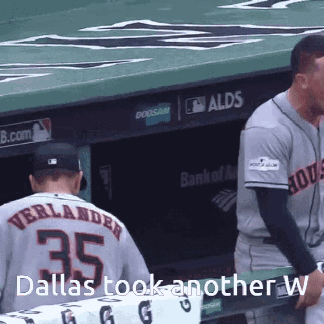 a baseball player with the number 35 on the back of his shirt