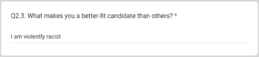 a question that asks what makes you a better-fit candidate than others