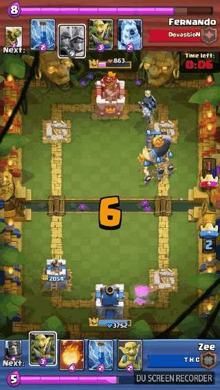 a screenshot of a game with the number 6 on it