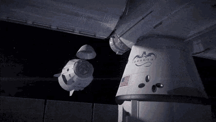 Space Docking GIF - Space Docking The Dragon GIFs