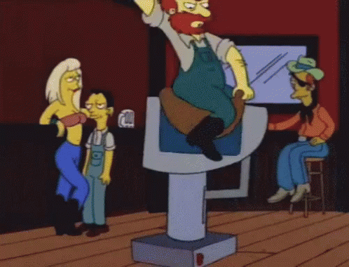 Mechanical Bull Riding GIF - Rodeo The Simpsons Bars GIFs