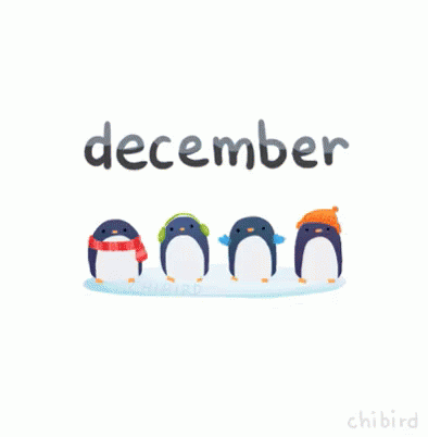 December GIF - December Snow Penguin GIFs