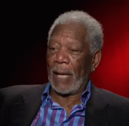 Morgan Freeman Stare GIF - Morgan Freeman Stare Freeze GIFs