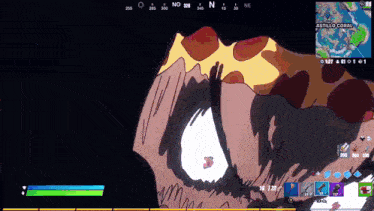 a screenshot of a video game with a map of astello coral