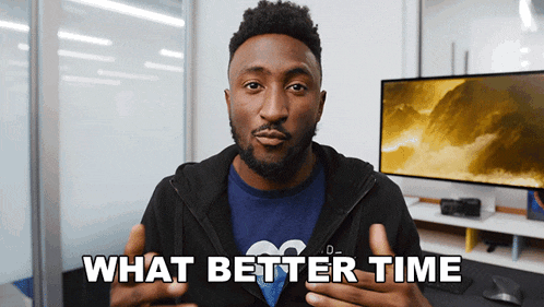 What Better Time To Lay It All Out Marques Brownlee GIF - What Better Time To Lay It All Out Marques Brownlee Get It All Out There GIFs