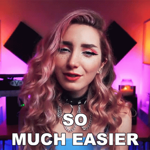 So Much Easier Sophie Burrell GIF - So Much Easier Sophie Burrell A Lot Simpler GIFs