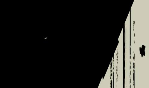 a black and white drawing of a man with a sword