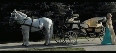 Horse Carriage Leaving GIF - Horse Carriage Leaving Bye GIFs