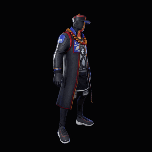 a person with a ying yang symbol on the back of their jacket