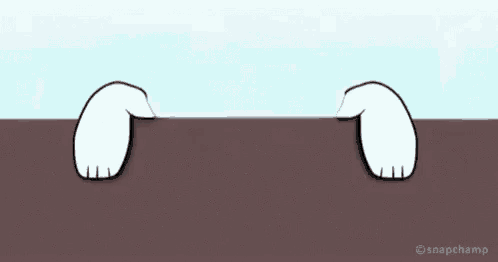 a cartoon cat is peeking over a sign that says hello .