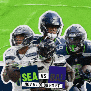 the seahawks are playing the baltimore ravens on november 5