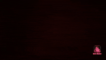 a screenshot of an intro maker app with a fireball in the background