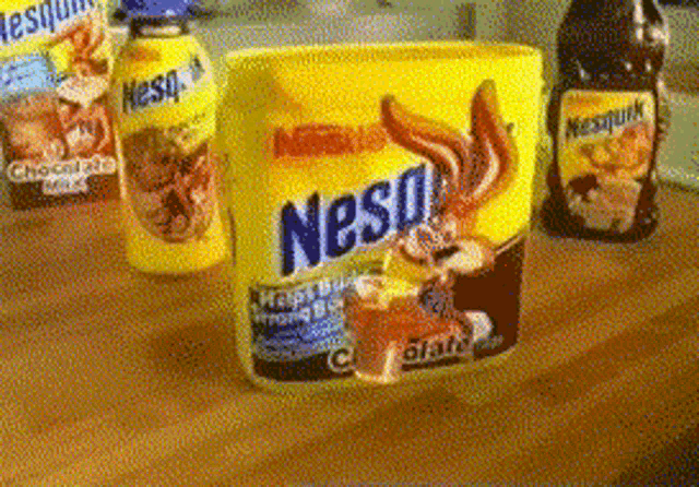 Nesquik Rabbit GIF - Nesquik Rabbit Drinks GIFs